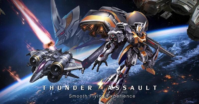 Thunder Assault: Raiden Striker vừa được bay vừa được bắn súng